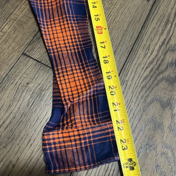 NFL Juniors Collection Denver Broncos Plaid Flannel Button Up Shirt Size 7-9 - Picture 6 of 7